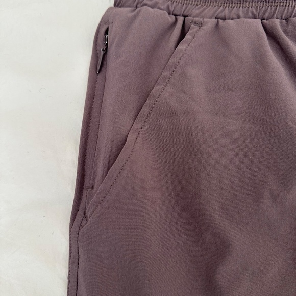 Zella Getaway Hight Waisted Drawstring Wide Leg Pant EUC Dusty Rose - Picture 6 of 7